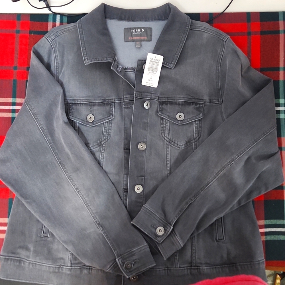Torrid Grey Demin Jacket